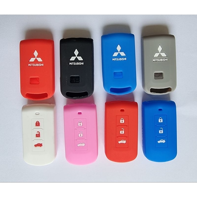 Silikon kondom kunci remote Mobil Mitsubishi Xpander Cross Pajero Cover Key silicone Case Mobil Mitsubishi