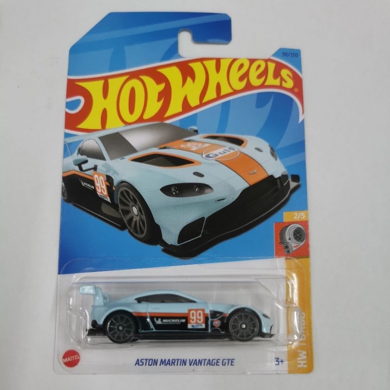 Hot wheels D23 Aston Martin Vantage GTE Gulf Biru