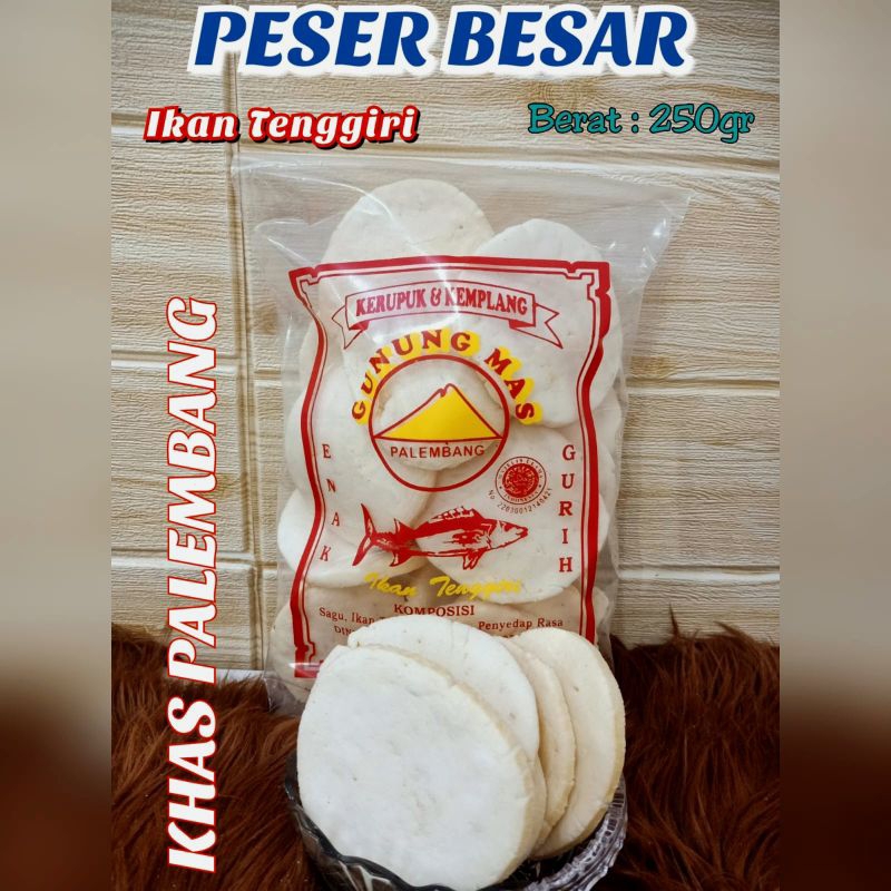 

KEMPLANG PESER SUPER IKAN TENGGIRI KERUPUK KEMPLANG PALEMBANG