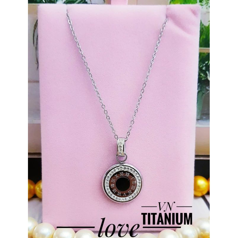 Kalung Titanium Rantai Nuri Tipis Liontin Bulgarii 2503a5