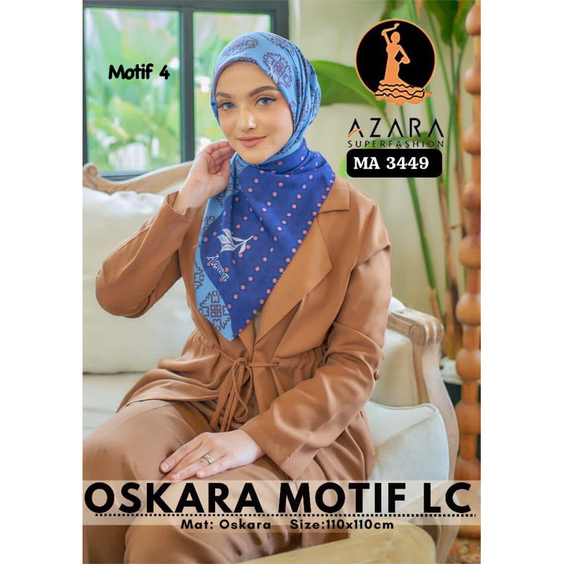 [PART 1] HIJAB SEGIEMPAT OSKARA MOTI LC (MA 3449)