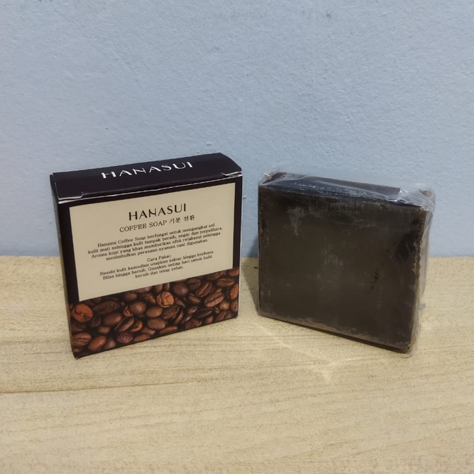 Hanasui Coffee Soap With Scrub 60gr Original Mengencangkan Wajah