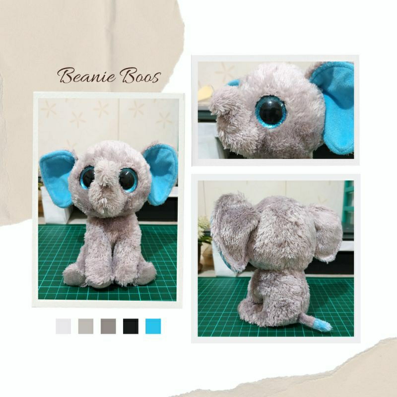 PEANUT Boneka Mabel TY Beanie Boos [PL]