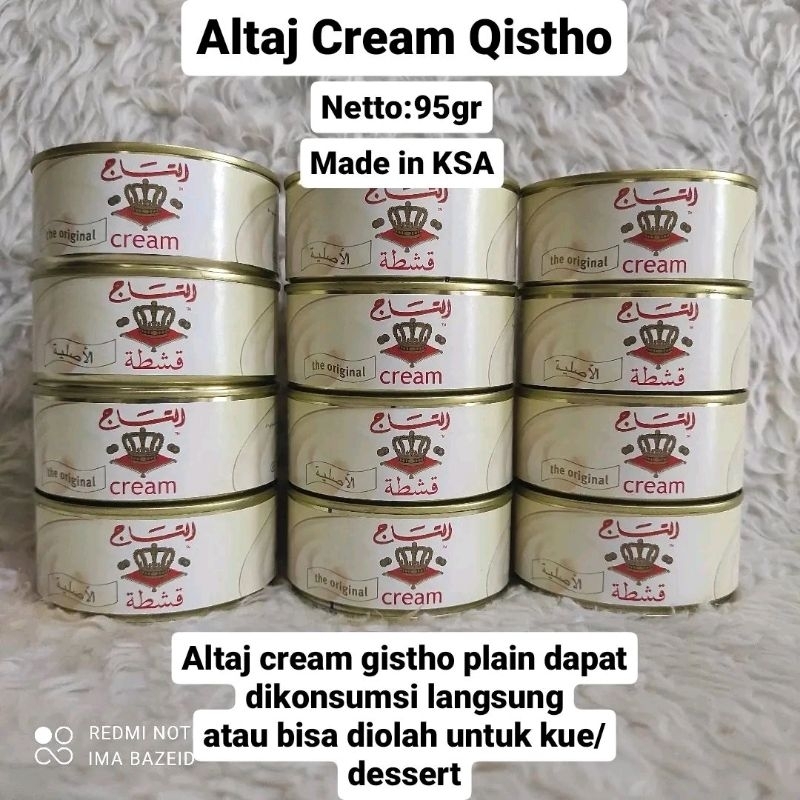 Altaj cream 155gr gisto gistah qishta crown Arab Saudi