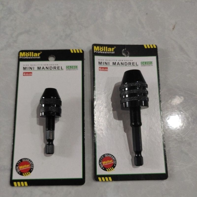 MOLLAR Mini mandrel / kepala bor mini / Mollar adaptor bor mini