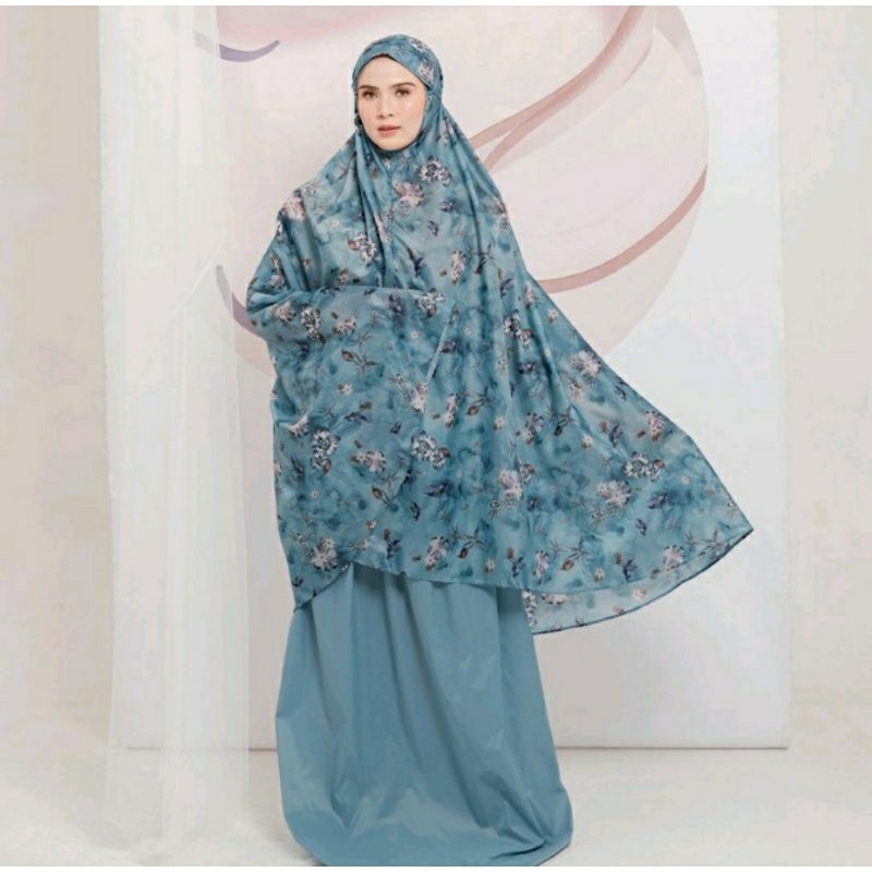 Mukena Parasut Motif Korea- Mini Traveling by Alif -Stratosphere