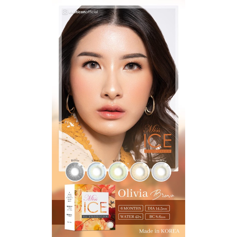 Softlens warna exoticon Miss ICE n6 n 6