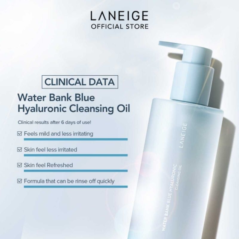 Laneige Water-Bank Blue HA Cleansing Oil 250ml / Hyaluronic