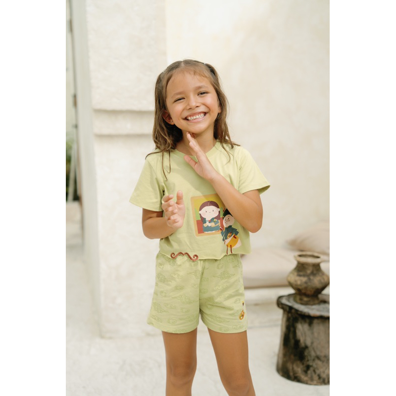 BOHOPANNA BIANCA SET BOHOPANNA X THE OVERTEE / SETELAN ANAK