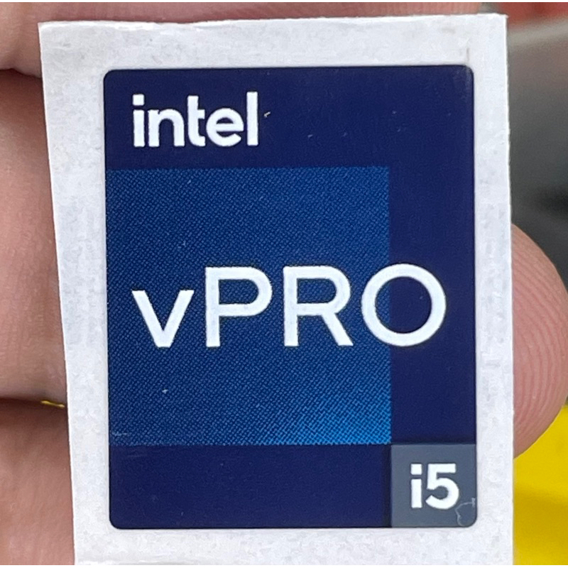 Sticker stiker logo intel Core i5 vPro 12th gen ori