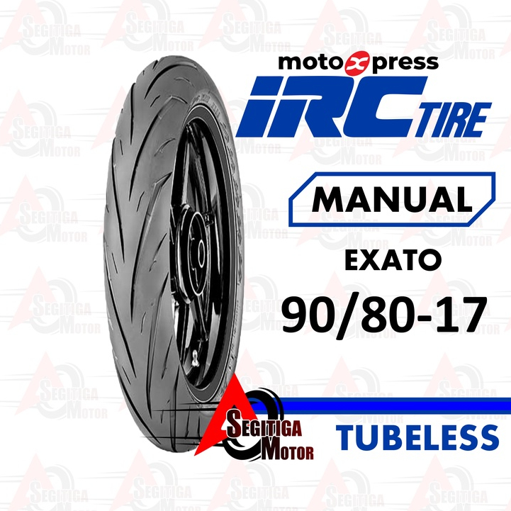 Ban Luar IRC 90/80-17 Exato Tubeless