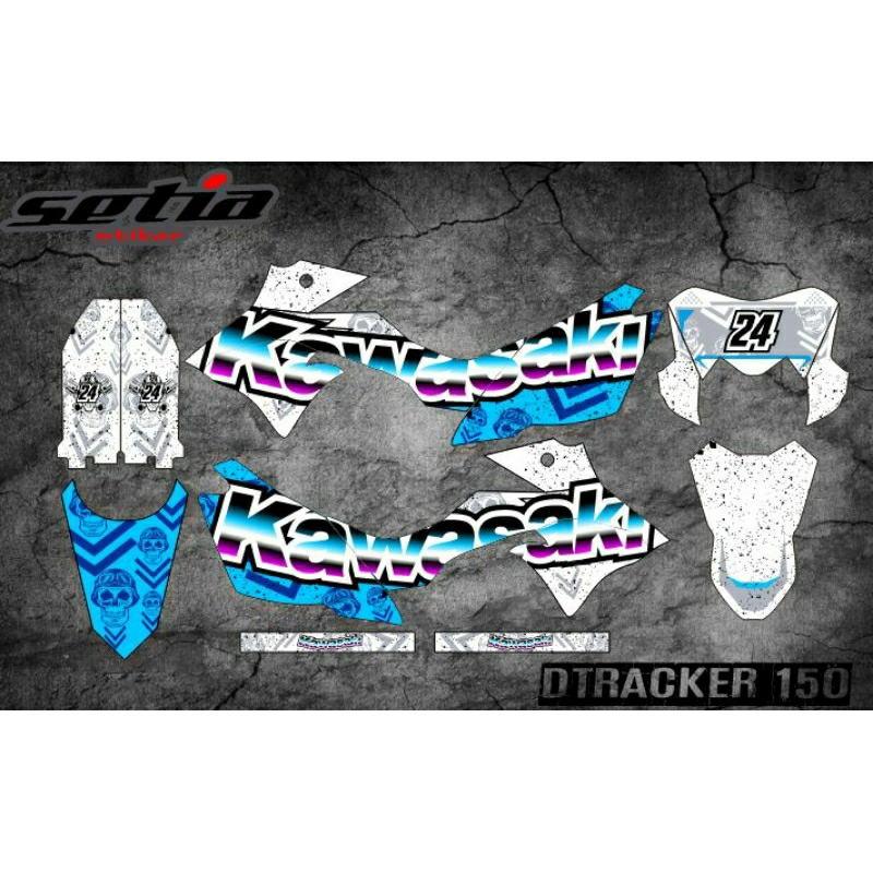 DECAL STIKER DTRACKER 150 NEW, SE, G, FULL BODY FREE CUSTOM (DT.002)