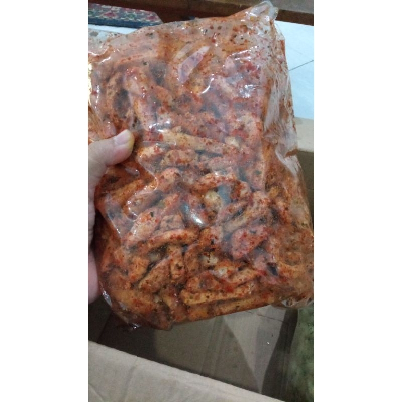 

Basreng Daun jeruk Pedas 1 kg