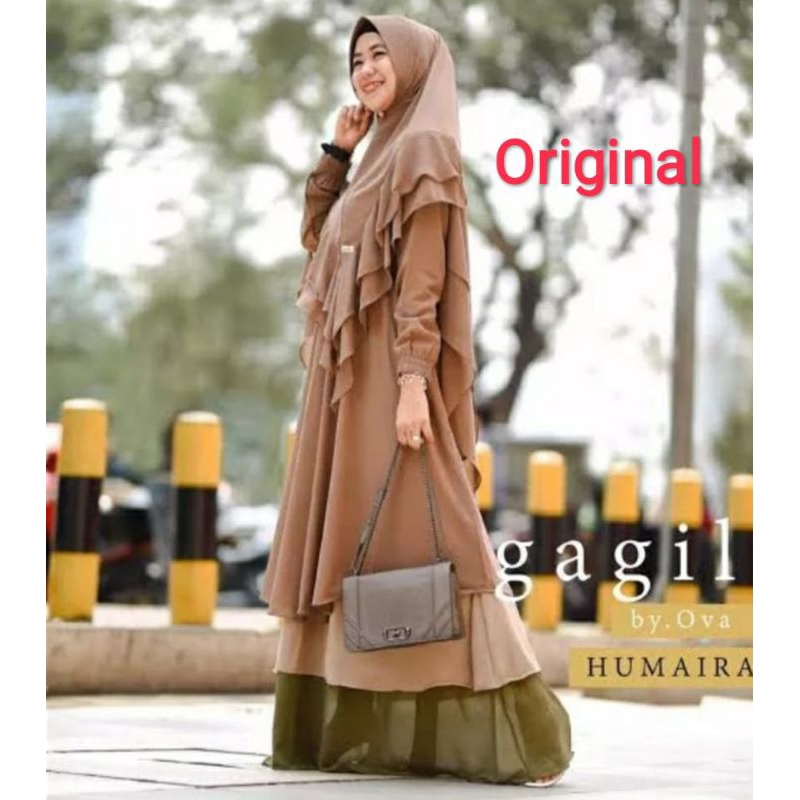 Havana Syari Gamis Wanita Muslim Dewasa Baju Gamis Syari Original Terbaru Ceruty Babydoll Baju Syari