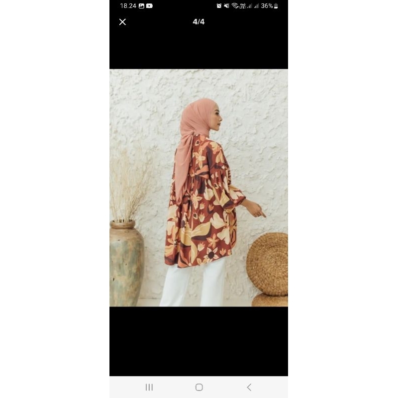 Poppy blouse heart stone by Wearing Klamby