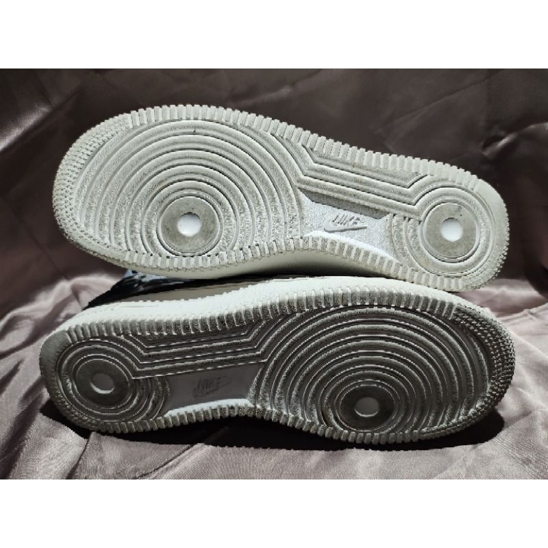 sepatu nike af 1 sf high size 42warna grey like new no box