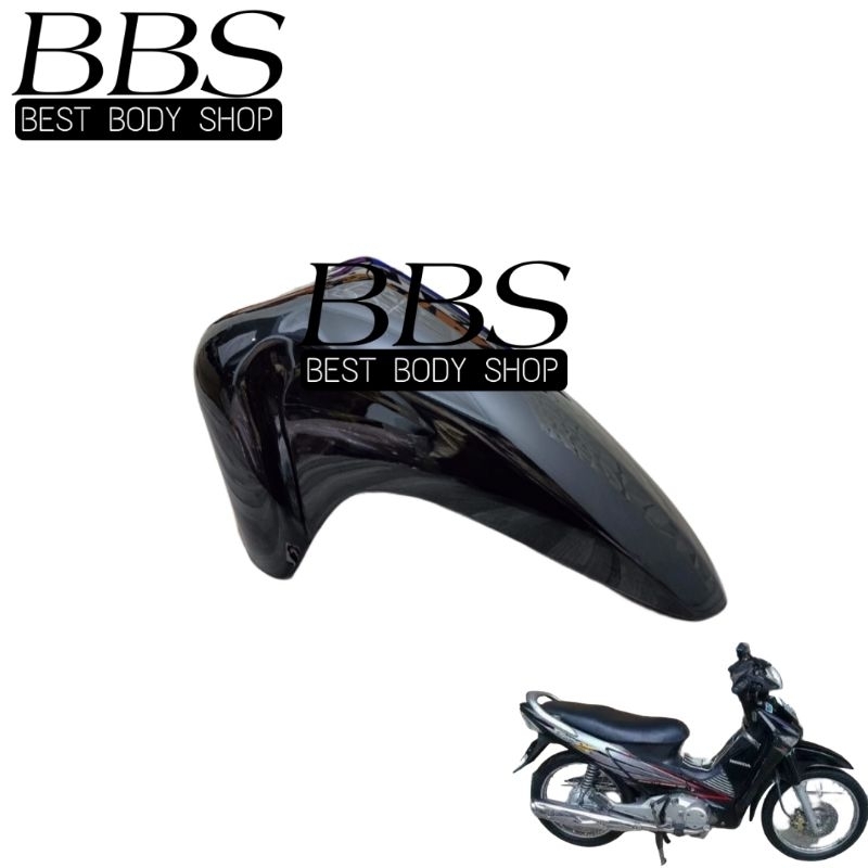 Cover Body Spakbor/ Slebor Depan Honda Supra X 125D | Spakbor Depan Supra X 125 Old/Lama Warna Hitam