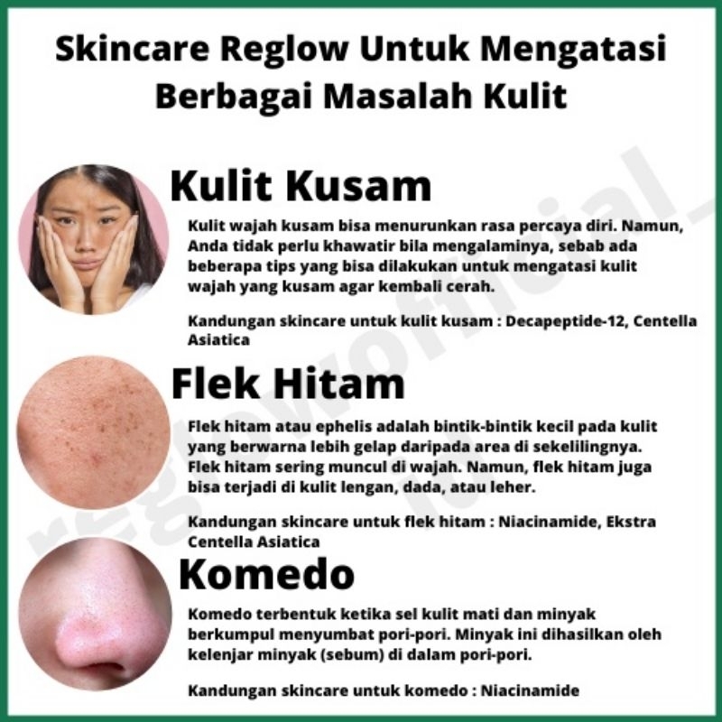 REGLOW SKINCARE ORIGINAL DR. SHINDY DOCTOR RE GLOW BEAUTY SKINCARE 100% BPOM UNTUK FLEK ACNE PAKET OFFICIAL / REGLOW SKINCARE ORIGINAL DR. SHINDY DOCTOR RE GLOW BEAUTY SKINCARE 100% BPOM UNTUK FLEK / REGLOW DR SHINDY SKINCARE / RE GLOW / SKINCARE REGLOW