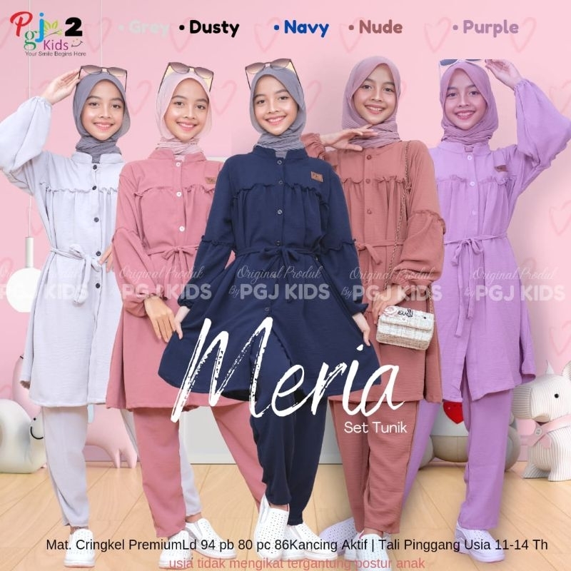 meria set tunik by pgj kids