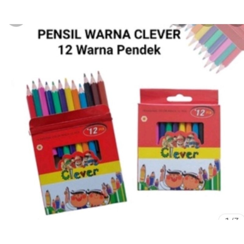 

Pensil warna pendek isi 12warna