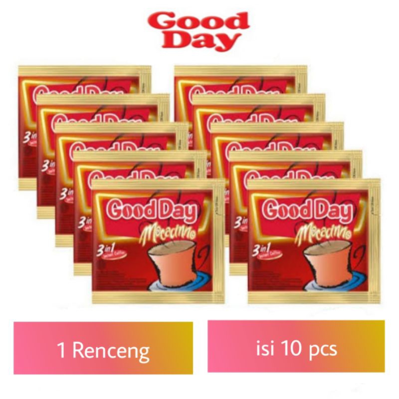 

Good Day Moccacino 3in1 Sachet 10x20gr (1 Renceng)