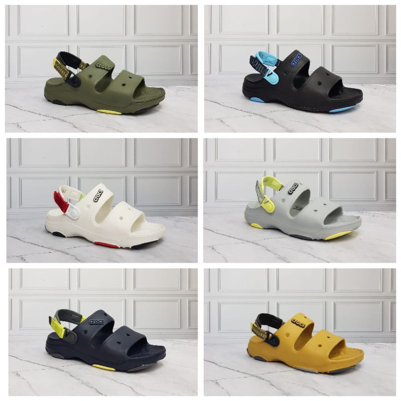 Sandal Crocs Terrain Tali Unisex/Sandal Pria/Sandal Crocs