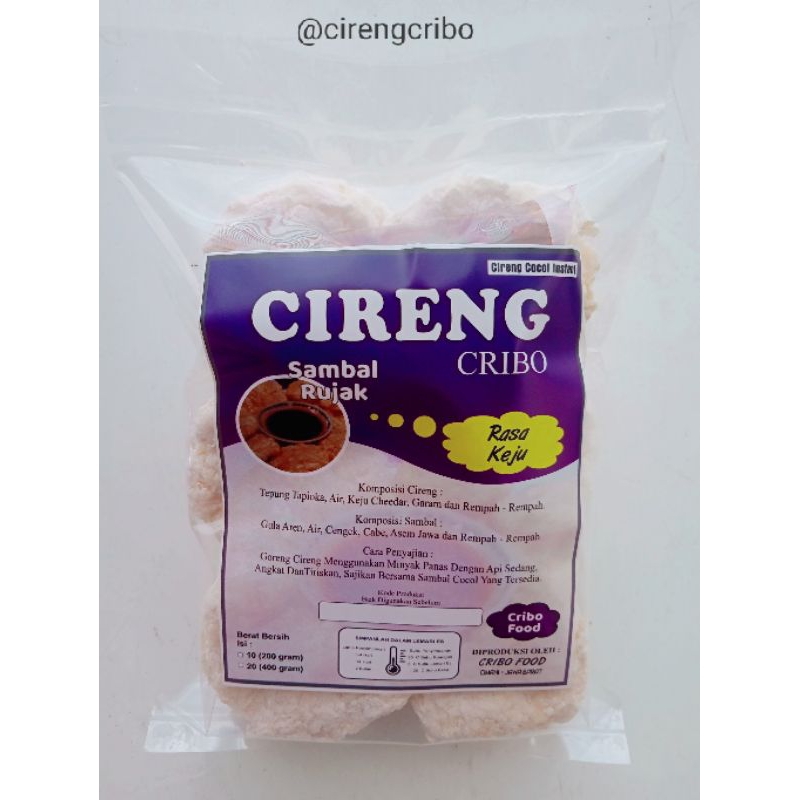 

Rujak Cireng Cribofood Keju isi 20