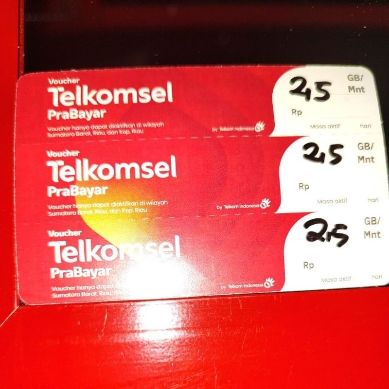 Voucher Internet Telkomsel 2,5 Gb Sumatera Zona 2 (Kode Via Chat)