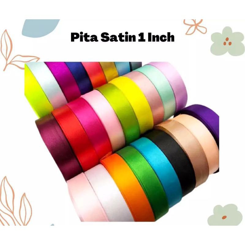 

Pita Satin Polos Warna / Pita Polos Warna