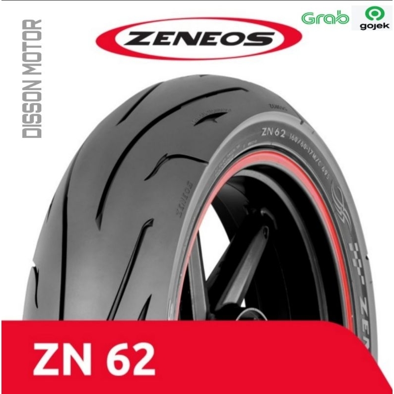 Ban Motor Zeneos ZN62 80/80-14 90/80-14 100/80-14 110/70-14 110/80-14 120/70-14 140/70-14 150/60-14 