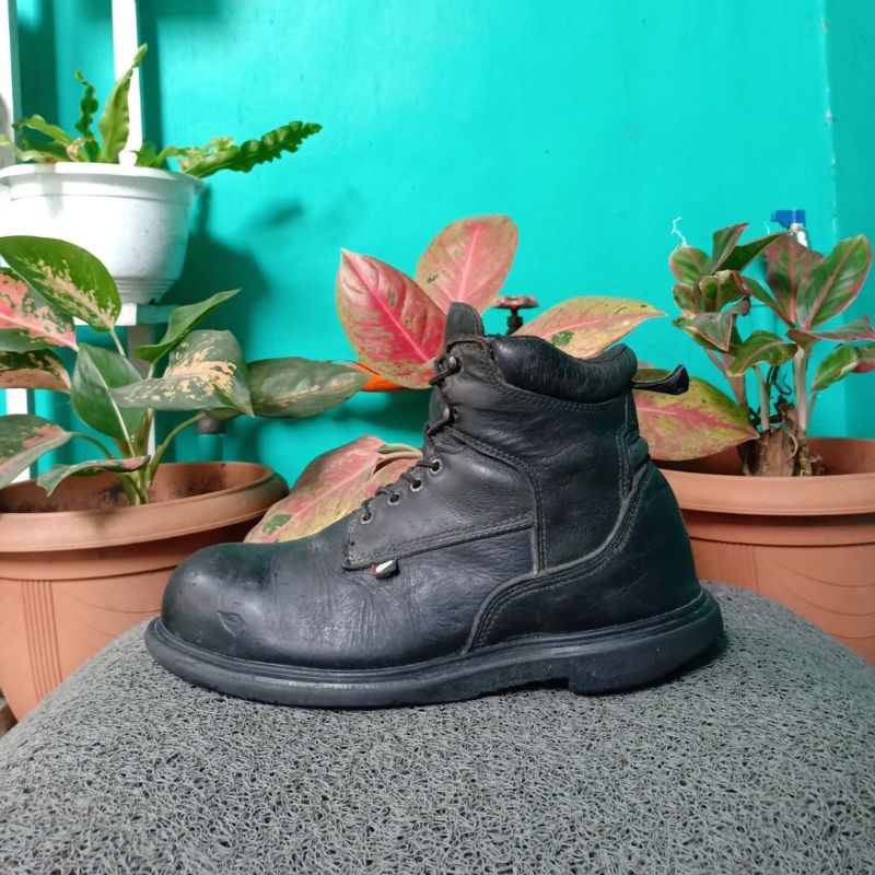 sepatu safety steel toe redwing boots made in usa size 43