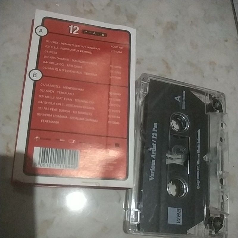 Kaset pita 12 Pas