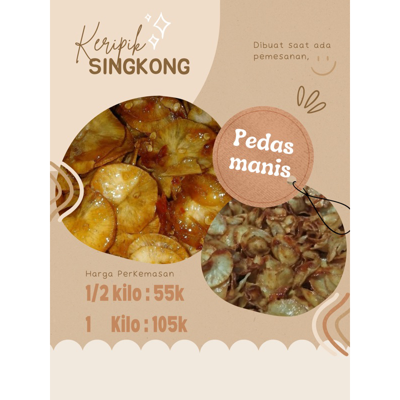 

KERIPIK SINGKONG PEDAS MANIS