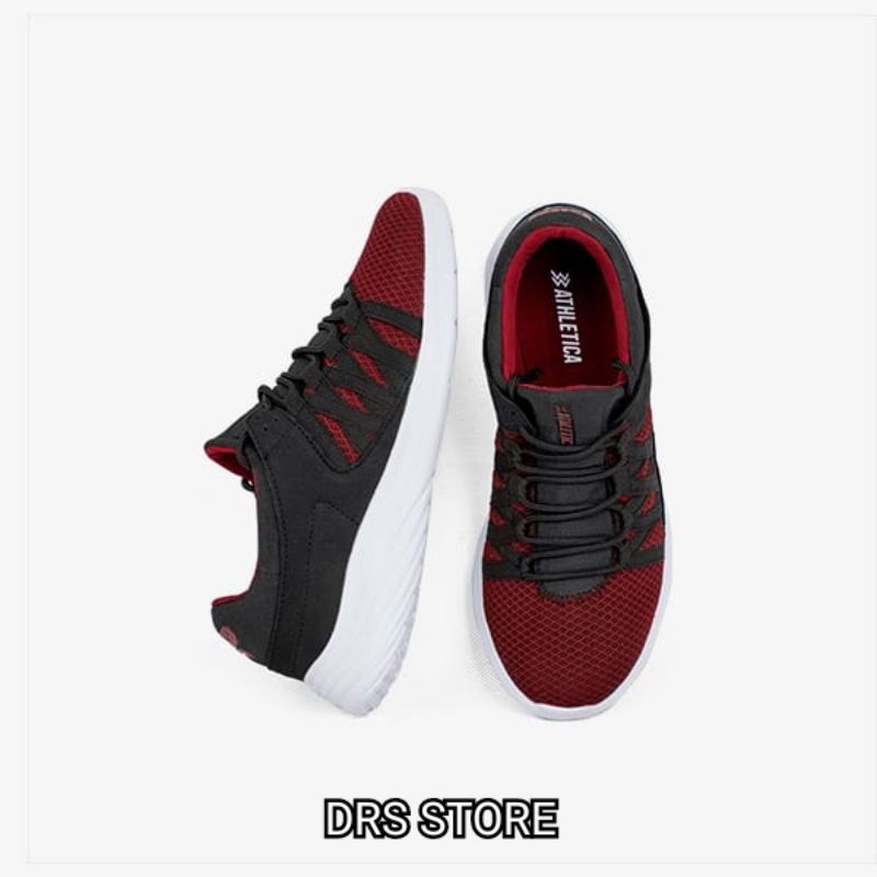 DRS Store Atletica - Warner 1 Maroon White | Sepatu Running | Sepatu Pria |