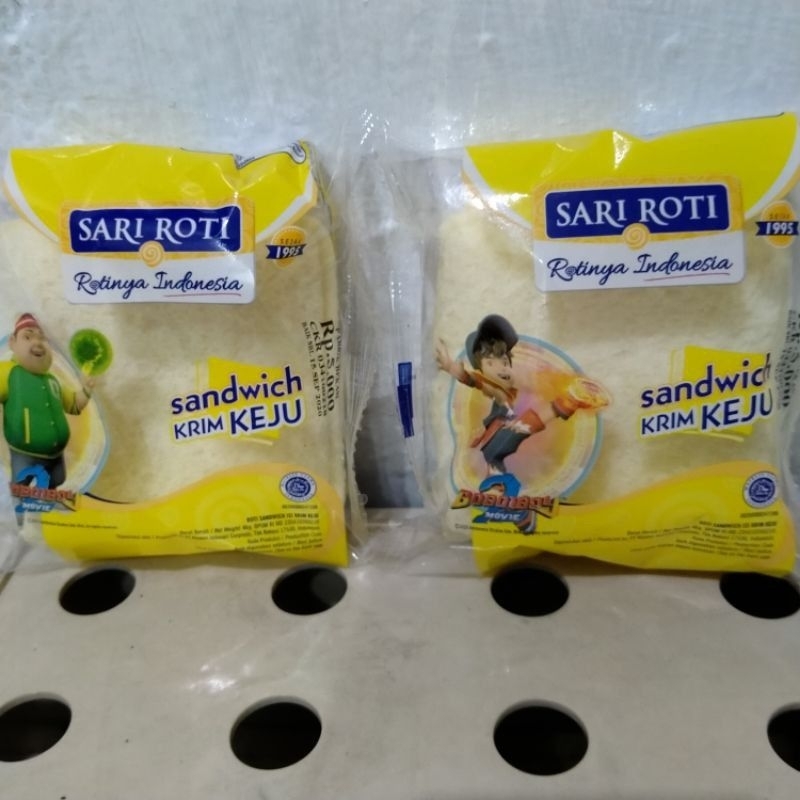 

sariroti sandwich krim keju