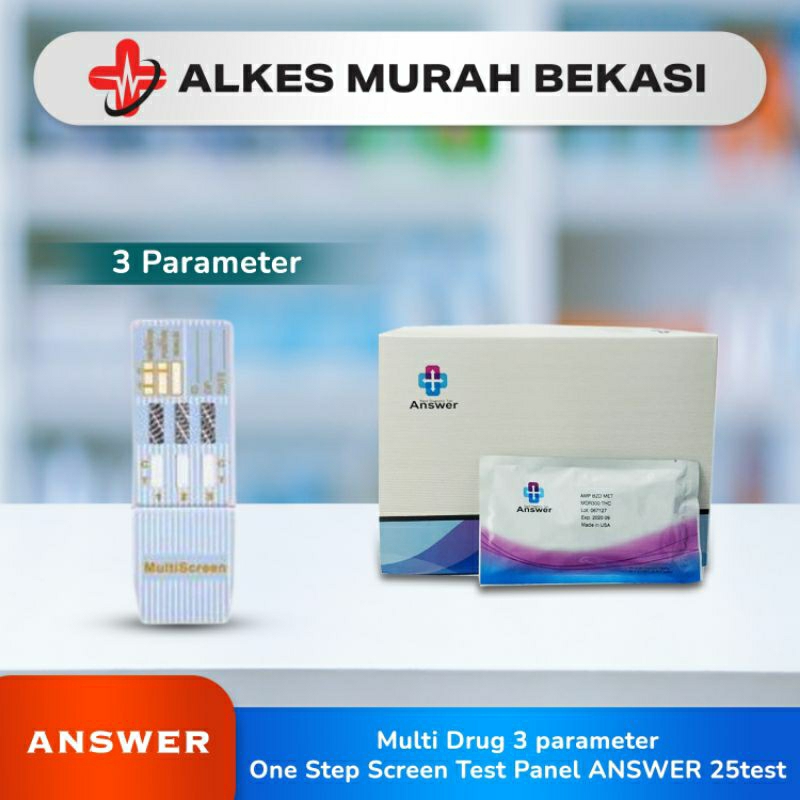 Answer multi drug / tes narkoba answer / tes narkoba / tes amp, bzo, met, thc, mop, coc / multi drug