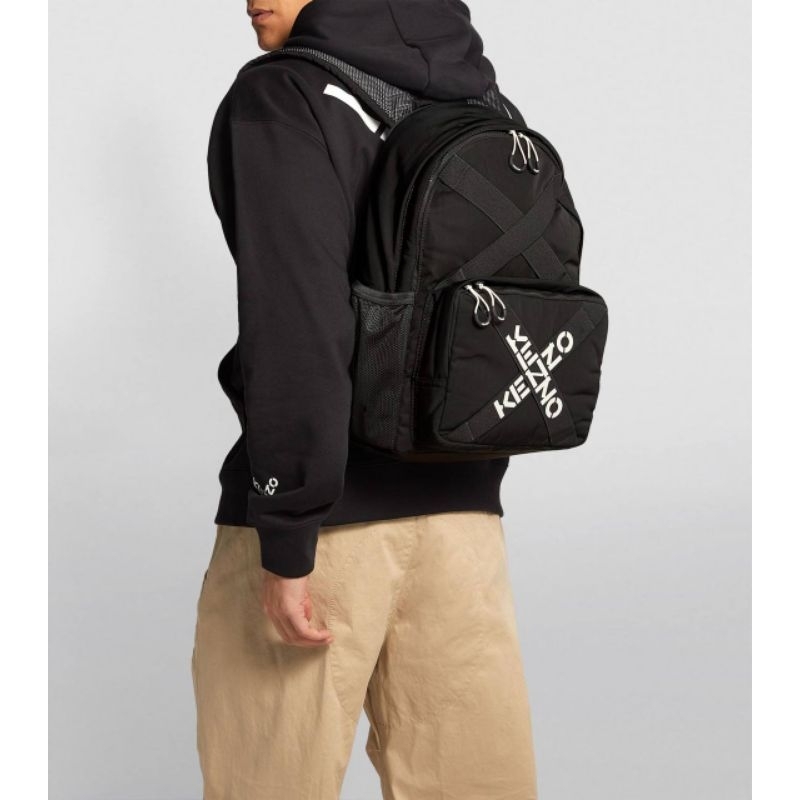 Original Kenzo Backpack Cross Logo