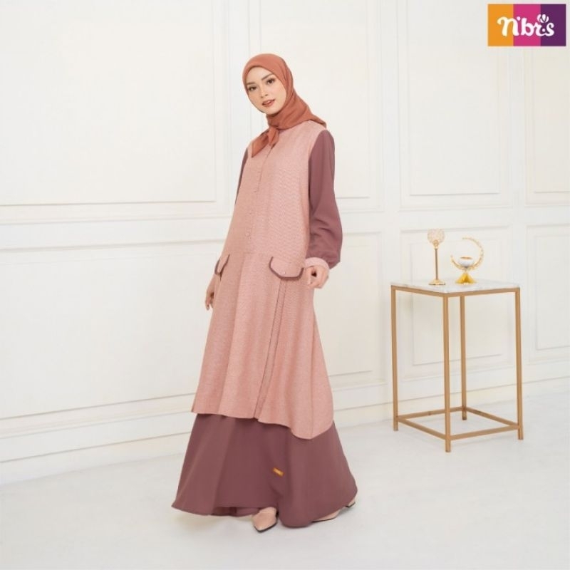 [COD BAYAR DITEMPAT] NIBRAS TERBARU NB B20 GAMIS DRESS WANITA MUSLIMAH GAMIS NIBRAS GAMIS TERBARU NB