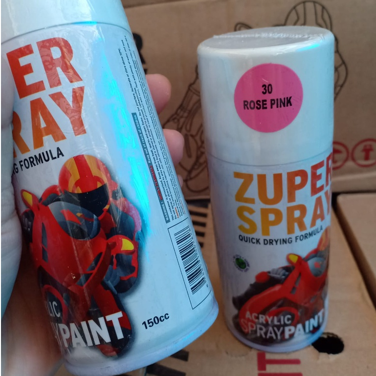 Pilok Pilox Zuper Spray Paint Warna P 30 Rose Pink / Merah Muda (150cc/150ml)