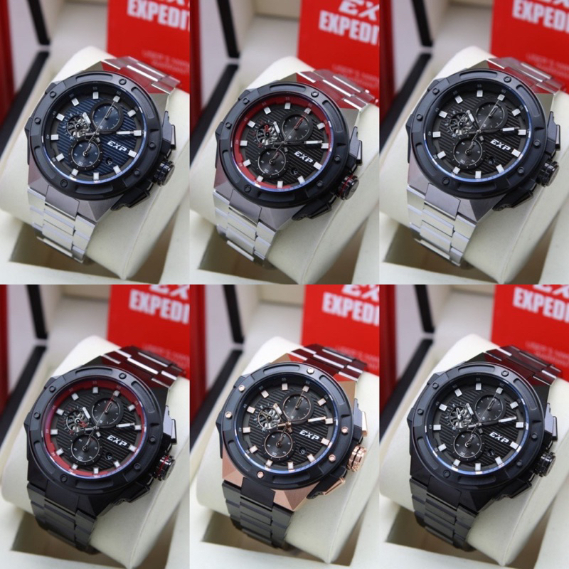 JAM TANGAN PRIA EXPEDITION E 6818 M / E6818 / 6818 ORIGINAL CHRONOGRAPH