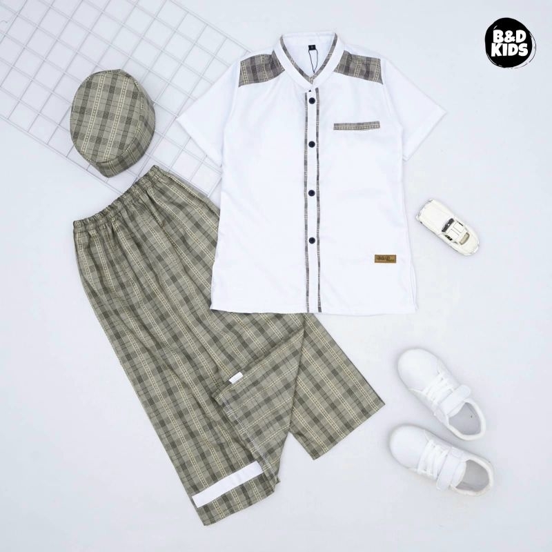 Koko Sarcel Malik Katun Madinah (3-12 tahun) | B&amp;D Kidswear Original