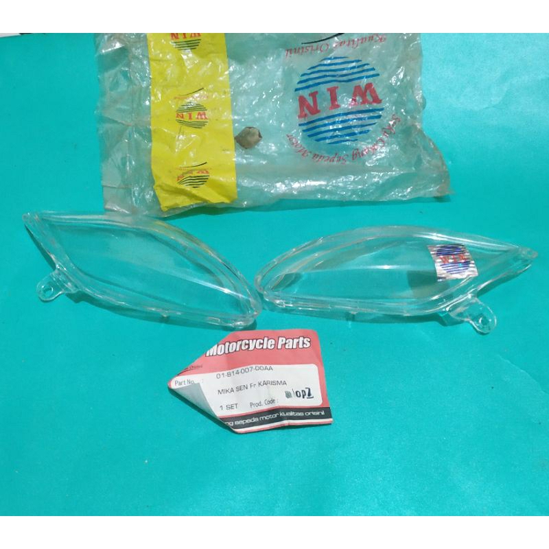 mika kaca lensa lampu sen ritting depan honda karisma kharisma 125 karisma125