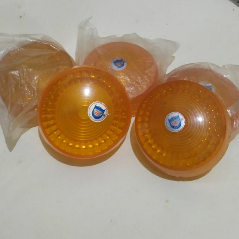 mika kaca lensa lampu sen ritting depan yamaha l2sn l2super l2 nos