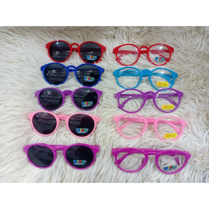 KACAMATA BOBOHO ANAK PRIA WANITA ADA PILIHAN WARNA KACA HITAM DAN PUTIH