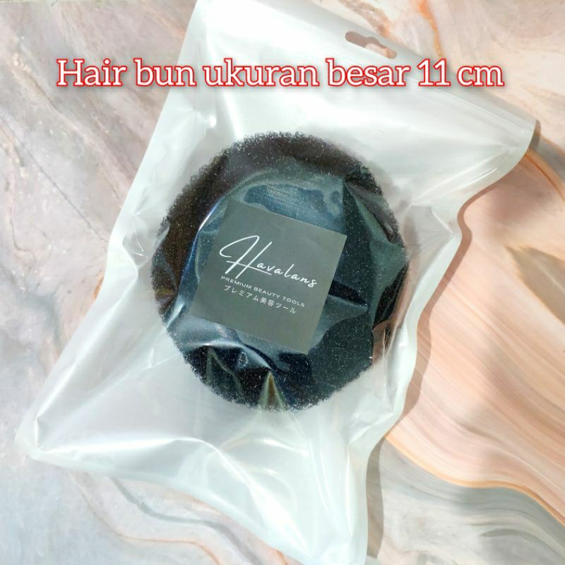 hair bun donut sanggul cepol rambut hairdo hairstyling ukuran besar havalans