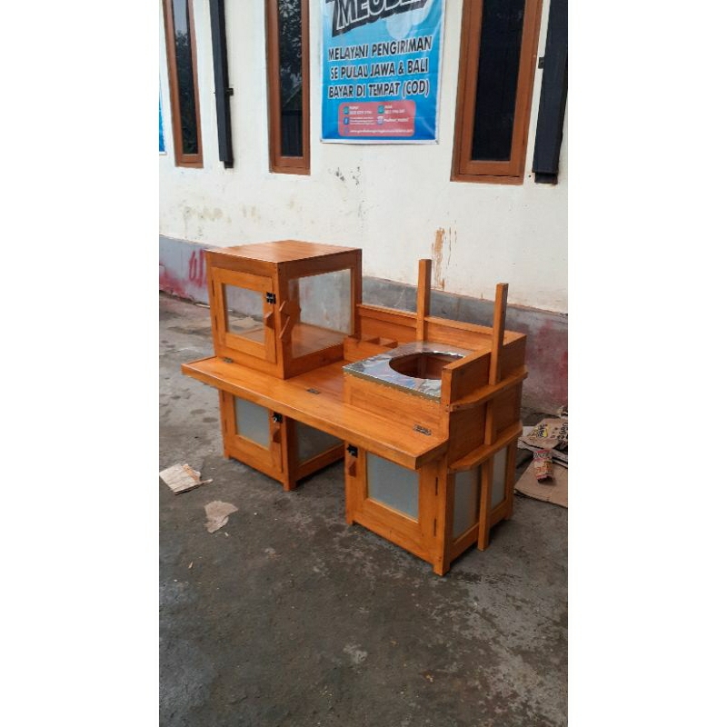 Gerobak motor keliling bisa untuk bakso / mie ayam / bubur ayam / cilok / siomay / bakso kuah/ pento