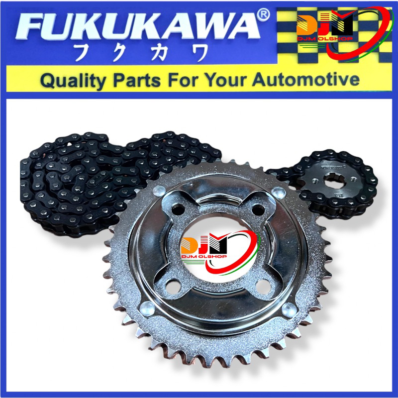 Gear Set Gir Paket Fukukawa Megapro Megapro Hiu Rantai 428H-112L-14T-46T