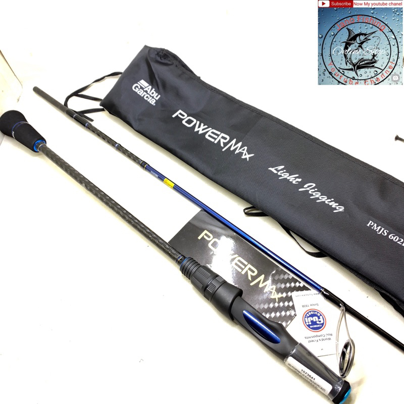 Joran Abu garcia power max Light jigging rod 180cm PE 0.8-2 Carbon hollow