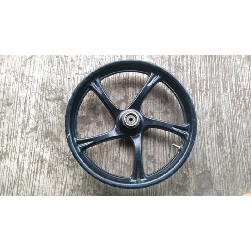 Velg Depan Yamaha Mio Sporty Mio Soul Lama Kode 5TL Warna Hitam Original