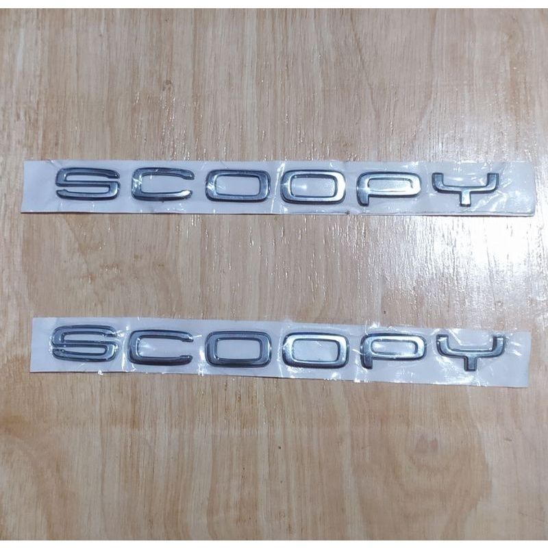 Logo stiker emblem scoopy timbul 3D original honda fi new scoopy 2020 - 2023
